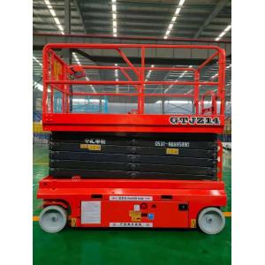 300-2000Kg Mobile Hydraulic Lifting Platform 12m Working Height For High Altitude Work