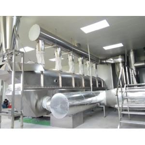 304SS 500kg/H Chemical Vibro Horizontal Continuous Fluidized Bed Dryer