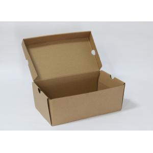 China Custom printed logo corrugated  product mailing packaging box rectangular brown box Shoe boxes supplier