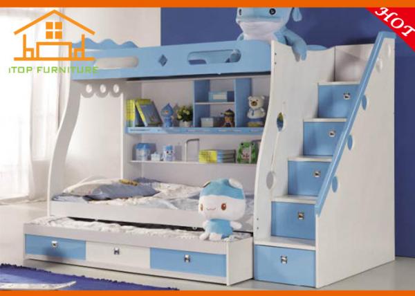 Twin Bed Kids Little Girls Bedroom Furniture Toddler Trundle