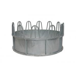 China Efficiently Feeding Galvanised Cattle Feeder , Round Bail Feeder For Adult Cattle supplier