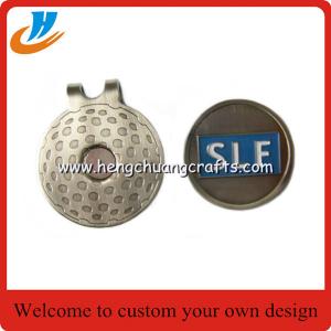 China Personalized Hat Clips / Metal Golf Cap Clips/ High quality magnet hat clips cheap custom supplier