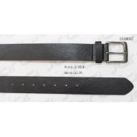 China Decoration Natural Black PU Mens Casual Leather Belt With Classic Pin Buckle on sale