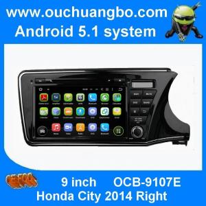 Ouchuangbo Quad Core Android 5.1 Car radio GPS Player For Honda City 2014 Right support wifi BT USB video