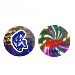 China 3D Laser Hologram Stickers Holographic Custom Logo Sticker Printed supplier