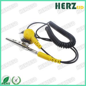 China Banana Plug Cord ESD Safety Strap For Electronic / Pharmaceutical Industry supplier