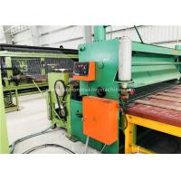 Green Gabion Wire Mesh Machine 5300mm Max. Netting Width For Slope Revetment