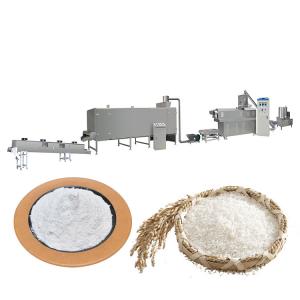 Nutritional Twin Screw Extruder Machine Cereal Snacks Puffed Grain Machine