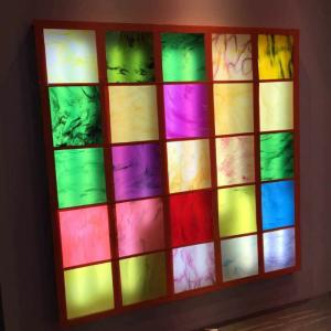 China SGS Pattern Acrylic Sheet Marbled Translucent Elight Stone 3.0mm Thickness 118 supplier