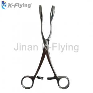 Reusable 17cm Curved Surgical Forceps Medical Instrument
