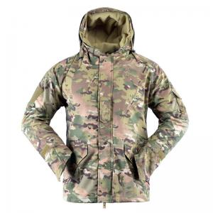 China Woven Fabric Military Winter Coat Camouflage G8 Camo Windbreaker Jacket supplier