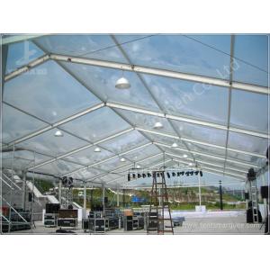 China Beautiful Transparent Luxury Wedding Tents For Hire Clear Span Fabric Structures supplier