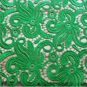 China 100% Polyester Water Soluble Embroidery   Fabric with Different Color supplier