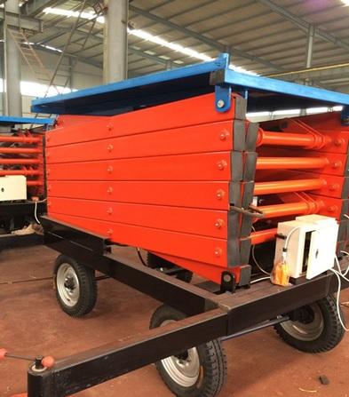 High Working Efficiency Movable Hydraulic Scissor Lift Table,Working Platform