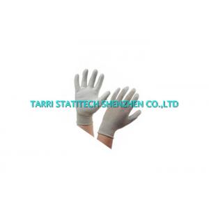 China Palm Fit Anti Static Gloves Conductive PU 13g Knitted Copper Fiber Electrostatic Dissipative supplier