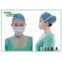 China Disposableds Nonwoven Face Mask 3 Ply Medical Face Mask Anti Dust Tie On Face Mask on sale