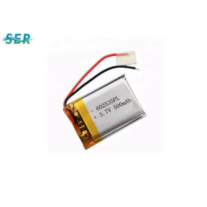 China Long Cycle Life Lithium Polymer Rechargeable Battery 3.7V 602535 For MP3 MP4 Player supplier