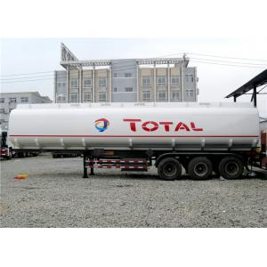 China Heavy Duty 3 Axle 45000L Oil Tanker Semi Trailer 4 Compartments 45M3 For Transporting Oil supplier