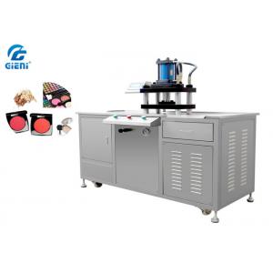China Make Up Powder Press Machine For Eyeshadow / Blusher / Powder Cake , Fully Hydraulic supplier