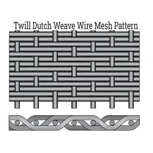 202 302 Twill Dutch Weave Mesh For Particles Ultrafiltration