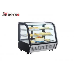 China Commercial Curved Glass Cake Display Fridge / Refrigerated Bakery Display Case supplier