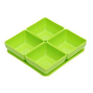 China Colorful ABS Injection Molded Plastic Trays For Household Plastic Serving Trays supplier