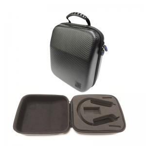 China Portable EVA Headphone Case , Hard Shell Earphone Carrying Case PU + EVA supplier