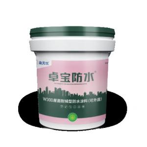 China W300 High Elastic Polymer Acrylic Waterproofing Coating supplier