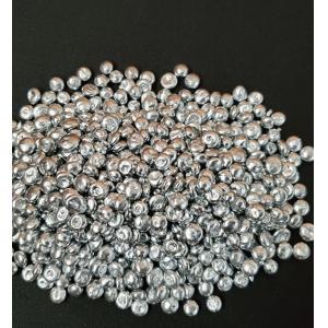 China 35 - 55HV Pure Zinc Shot Particles Zn ≥99.9% With Low Fe Al Cu Co supplier