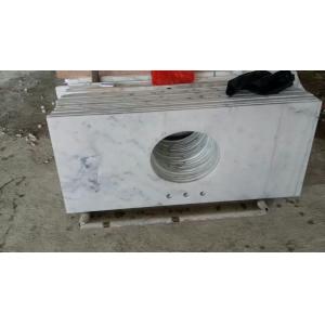China Guangxi White Marble Vanity Top,China Carrara White Marble Counter Tops,White Bathroom Top,Marble Kitchen Vanity Top wholesale