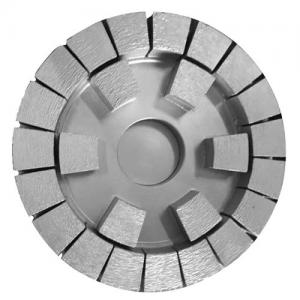 Metal Powder Diamond Satellite Wheel for Polishing Granite Slab 130mm Customized