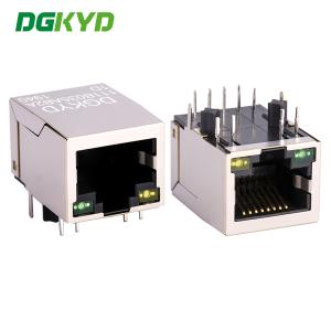 China RJ45コネクタ トランスフォーマーなし 100Mbps イーサネットポート,ライトとシールド DGKYD111B035AB2A1D wholesale