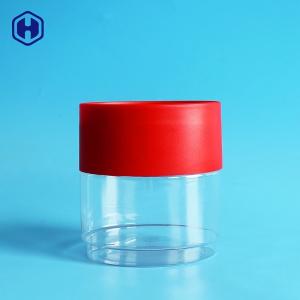 Custom Stackable 396ML 13OZ  Clear PET Jar For Candies