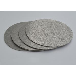 Muffler Noise Reduction Sintered Plate , Sintered Filter Disc Without Particle Shedding