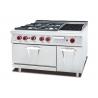 Multi-Functional Western Kitchen Equipment Gas Range With Griddle / Grill