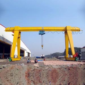China 20m/Min Driver's Room Control A3 Single Beam Gantry Crane Outdoor Using supplier
