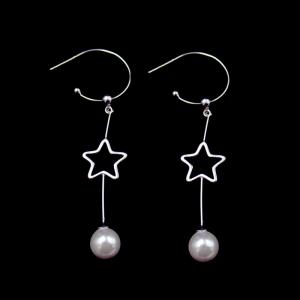 China Hanging Earrings With Shell Pearl Star Elements Different Hoop Good Quanlity supplier