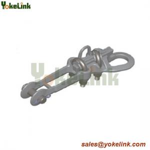 China High quality Double bolted Aluminum Straight line strain clamp with good price wholesale