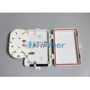 China Wall Mounted Fiber Optic Distribution Box with 4 Port SC Fiber Adapters supplier