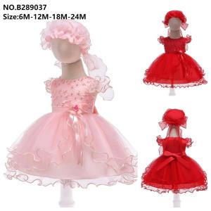 China Pink Red Princess Dress Up Costumes Customization Round Neck Fashion supplier