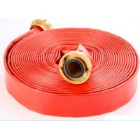 China Durable Fire Hose Reel And Cabinet Fire Fighting Hose Pipe With BS Coupling on sale