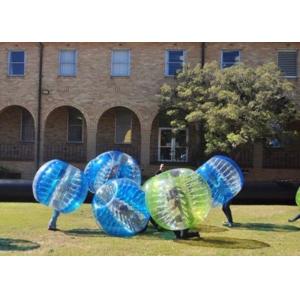 Tpu / Pvc 1.5m Outdoor Inflatable Toys Human Inflatable Bumper Bubble Ball For Adult