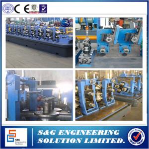 China Automated Roll Forming Mill Ss Pipe Welding Machine 100 ~ 400mm Steel Coil Width supplier