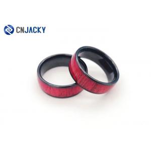 China Waterproof Ceramic RFID Ring , Smart Ring For Door Access Control System supplier