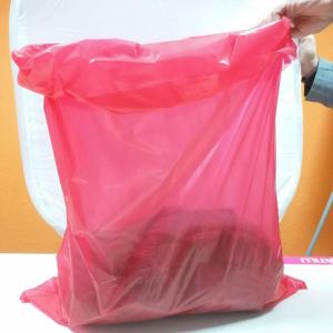 China Water-soluble laundry bags from PVA, red, 100 L, W 710 mm, L 990 mm supplier