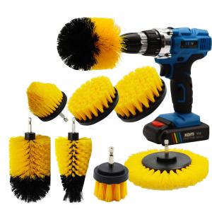 China Drill Cleaning Brush Set For Washing Car Wheel Cleaning Bathroom Surfaces supplier