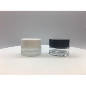 10 Gram Glass Cosmetic Jar Silkscreen Printing ISO9001 For Eyes Cream