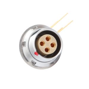 China Conector industrial circular a prueba de agua Z3 placa de circuito impreso con enchufe fijo externo de 90°, núcleo de codo 4 pines supplier