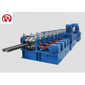 China Metal Construction Highway Guardrail Roll Forming Machine 3 Waves Gear Box supplier