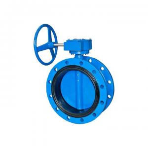 China Ductile Iron Pneumatic Butterfly Valve Actuator Flanged With Lever Gear supplier
